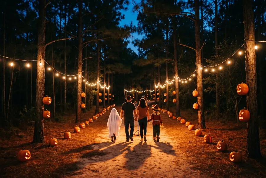 Halloween haunted trail