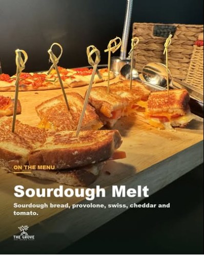 The sourdough melt from The Grill